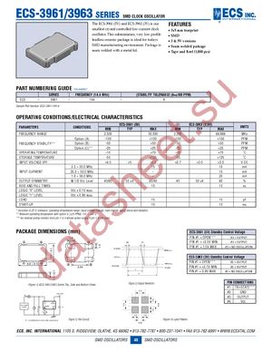 ECS-3963-640-BN-TR datasheet  